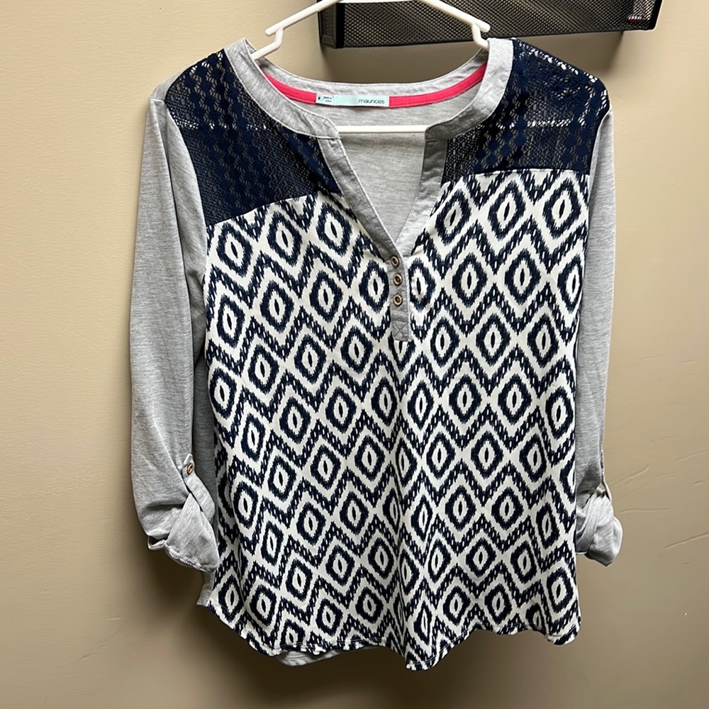 Navy blouse